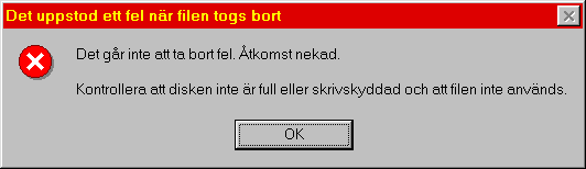 Ta bort fel [bild 3 kB]